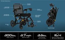 Load image into Gallery viewer, JAZZY ULTRA LITE POWER WHEELCHAIR BY PRIDE MOBILITY