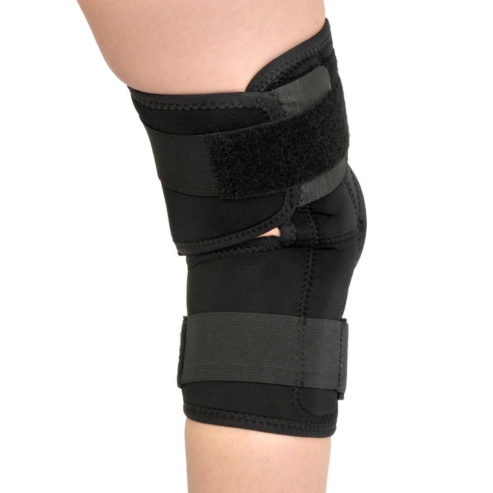  Hinged Knee Brace, Adjustable Knee Support Wrap for Men and  Women, Pain Relief Swelling and Inflammation, Patellar Tendon Support  Sleeve for Helping Relieve Strains, Sprains, ACL, MCL Injuries : Health 
