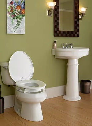CLEAN SHIELD 3" RAISED TOILET SEAT WITHOUT ARMS